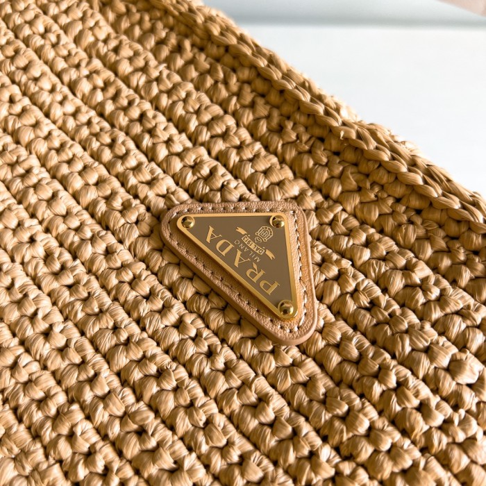 Raffia Round Tote“23*21*10CM”-089=