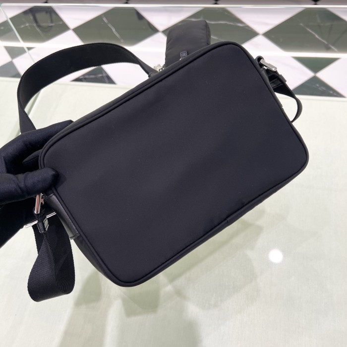 Re-Nylon Recycled Nylon Shoulder Bag“22*18*6.5CM”-087=