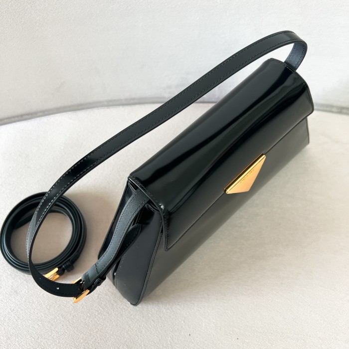 Brushed Leather Handbag“28.5*14*7CM”-0801=