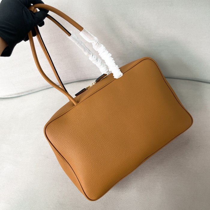 Large leather top-handle bag“35*23*10CM”-0821=