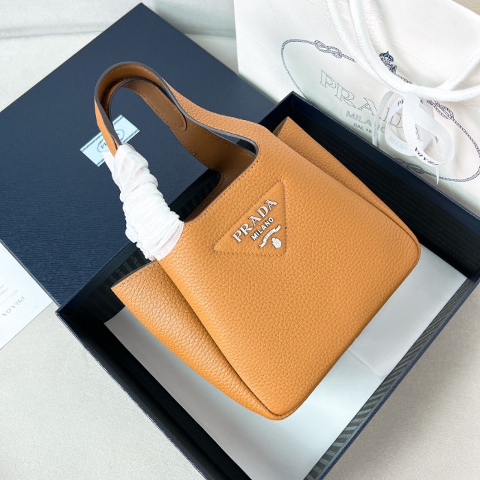 Medium Leather Tote Bag“18*15.5*10CM”-089=