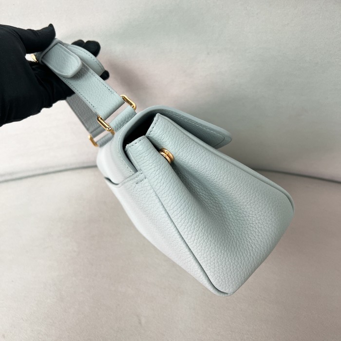 Small Leather Shoulder Bag“26*14*9.5CM”-089=