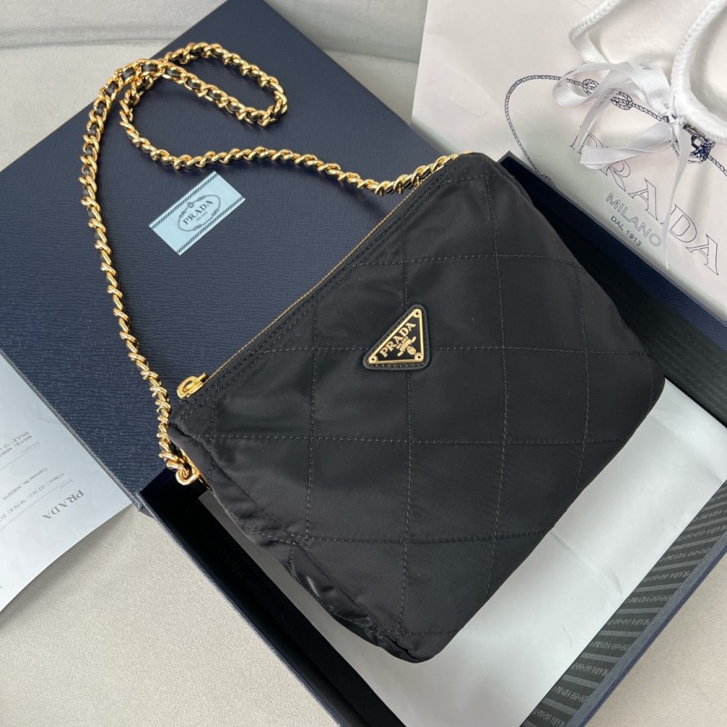 Re-Nylon Shoulder Bag“22*19*8CM”-086=