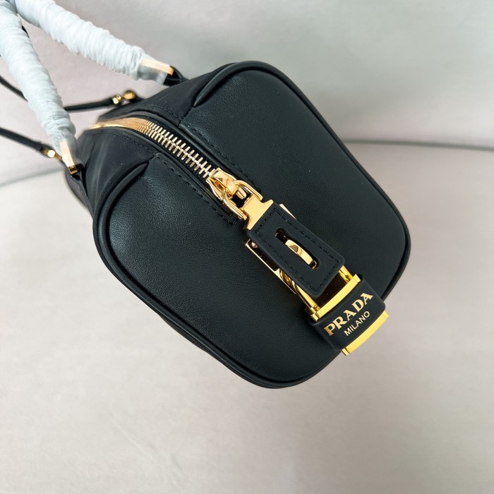 Re-Nylon Top-Handle Bag With Padlock“29*12.5*8CM”-089=