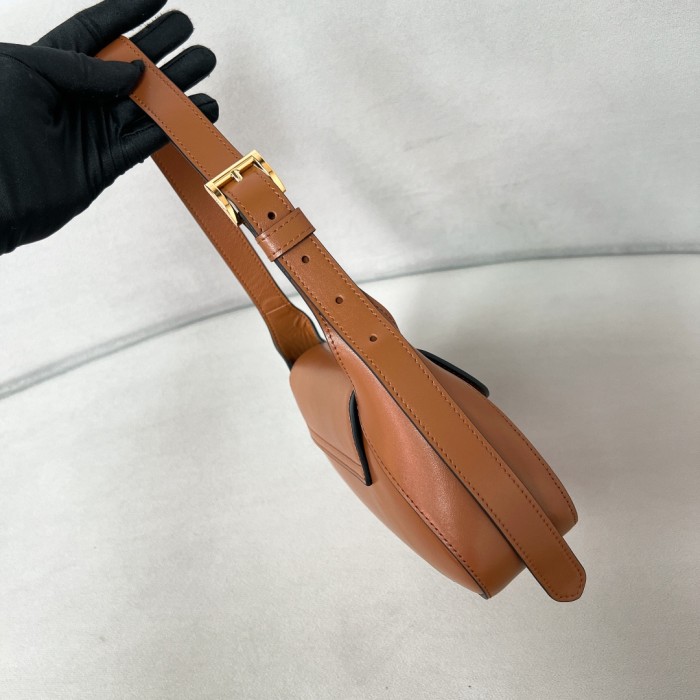 Leather Shoulder Bag“25*5.5CM”-089=