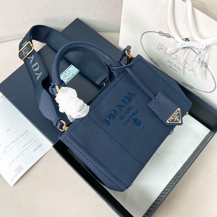 Jardinière cotton canvas mini handbag“22*15*13CM”-088=