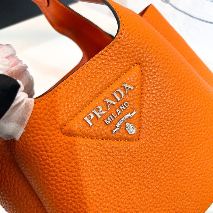 Medium Leather Tote Bag“18*15.5*10CM”-089=