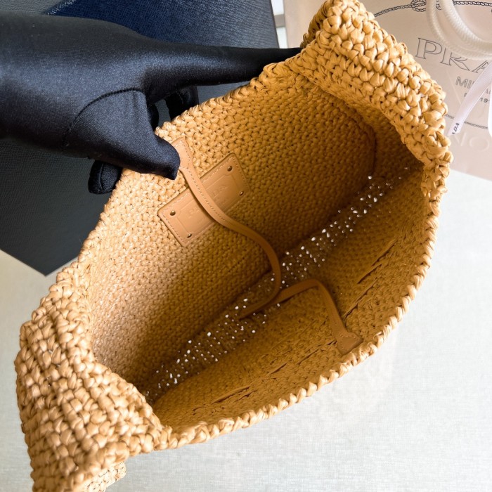 Raffia Round Tote“23*21*10CM”-089=
