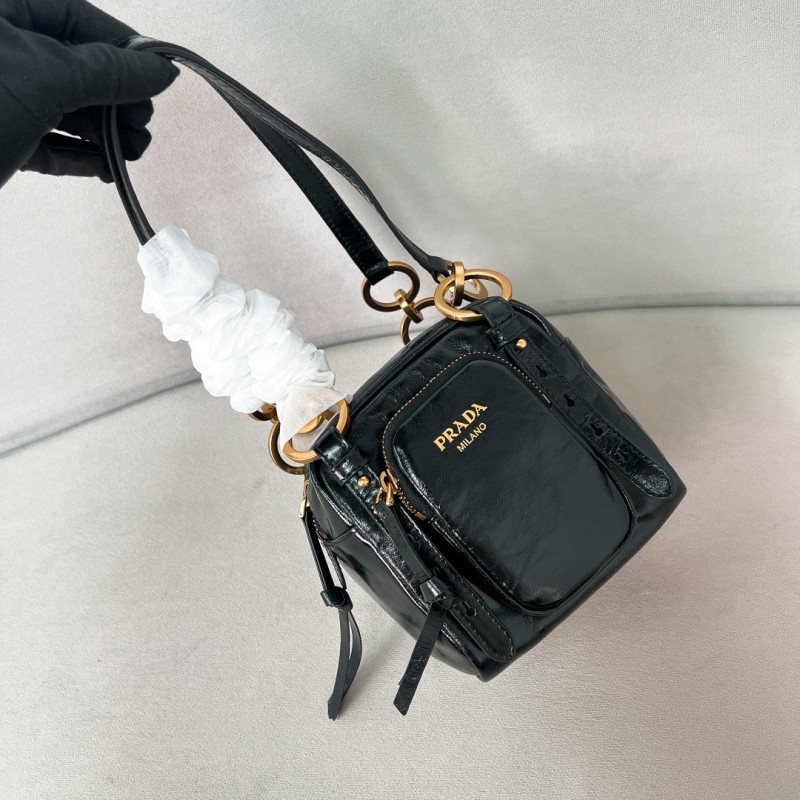 Dangle Leather Toper Thop Handle Mini“14*14.5*13CM”-089=