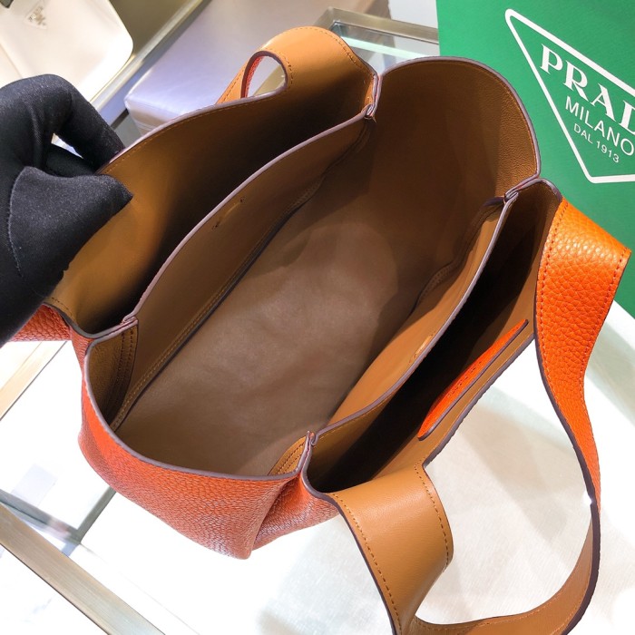 Leather Tote Bag“25*21.5*14CM”-089=
