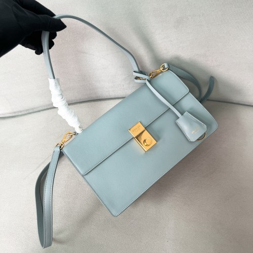 Soft Sound Medium Leather Shoulder Bag“28*16*10CM”-0821=