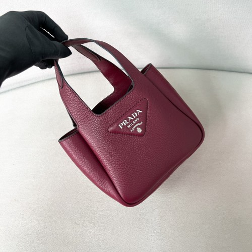 Mini leather handbag“15.5*18*10CM”-088=