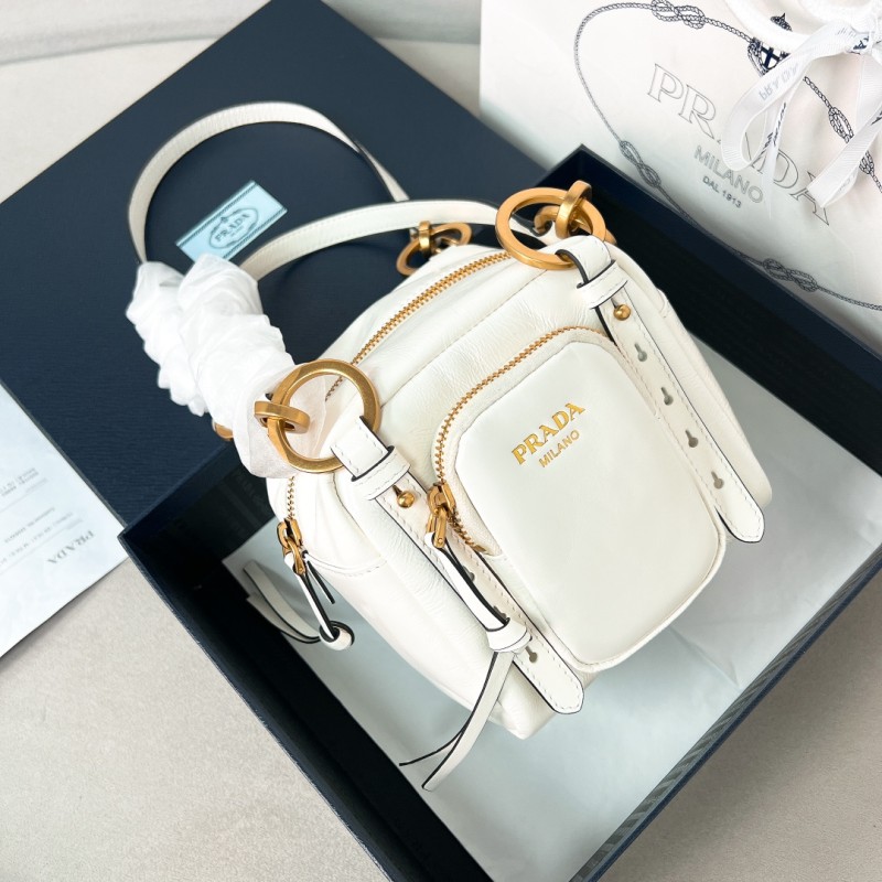 Dangle Leather Toper Thop Handle Mini“14*14.5*13CM”-089=