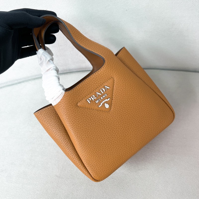 Medium Leather Tote Bag“18*15.5*10CM”-089=