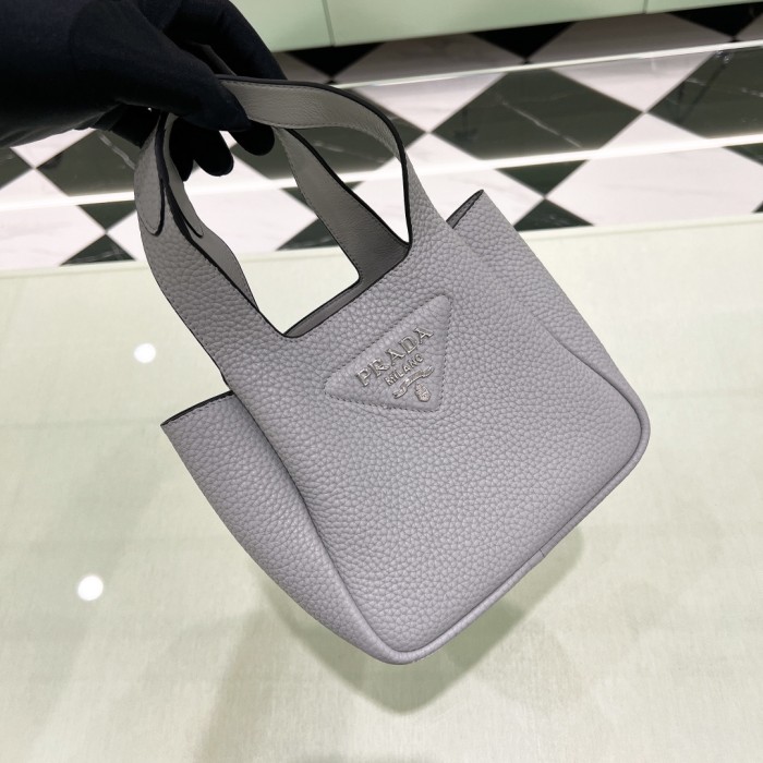 Medium Leather Tote Bag“18*15.5*10CM”-089=