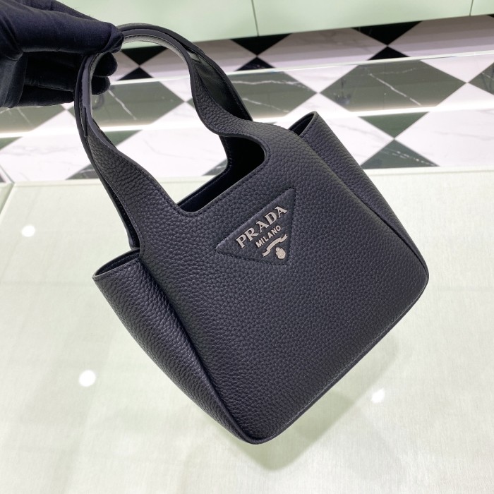 Medium Leather Tote Bag“18*15.5*10CM”-089=