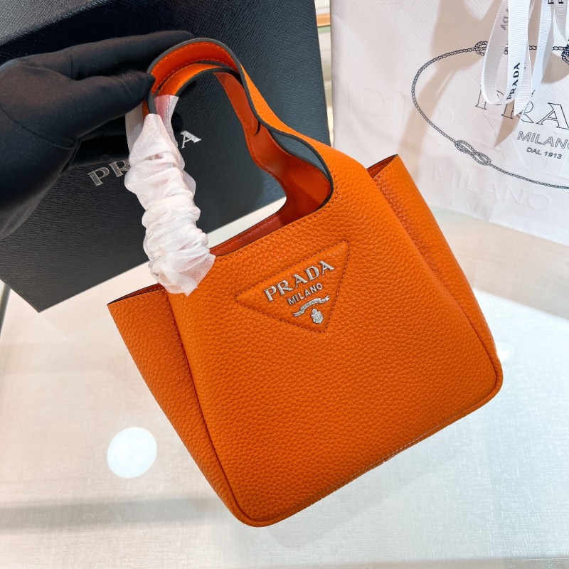 Medium Leather Tote Bag“18*15.5*10CM”-089=