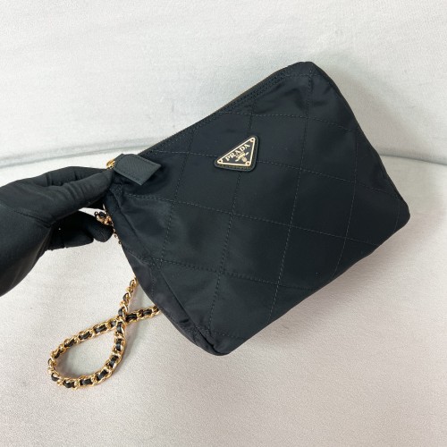 Re-Nylon Shoulder Bag“22*19*8CM”-086=