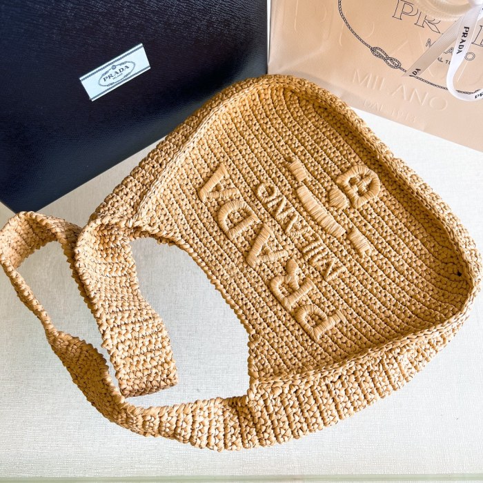 Raffia Round Tote“23*21*10CM”-089=