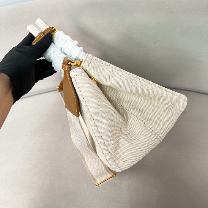 Jardinière large linen blend handbag“33*20*18CM”-089=