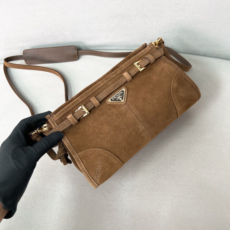 Bonnie small suede shoulder bag“26*14*12CM”-0501=