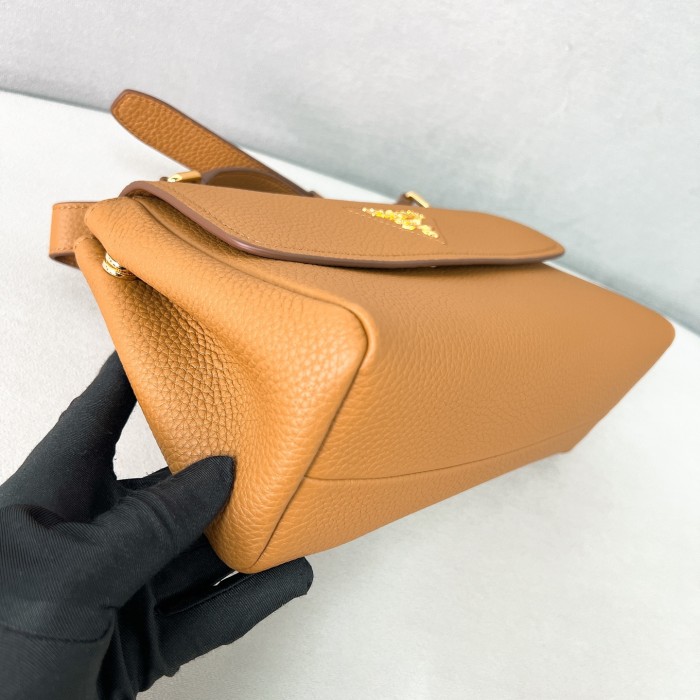 Small Leather Shoulder Bag“26*14*9.5CM”-089=