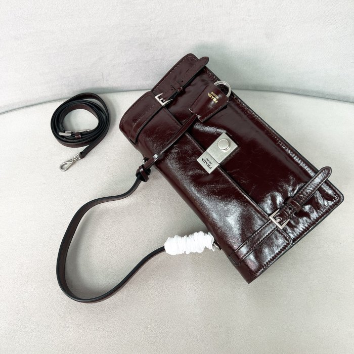 Leather Shoulder Bag“32*16.5*10CM”-0811=