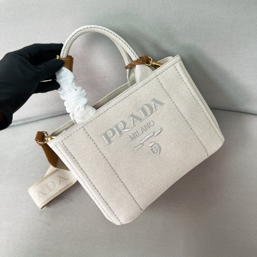 Jardinière small cotton canvas handbag “26*19*15CM”-089=