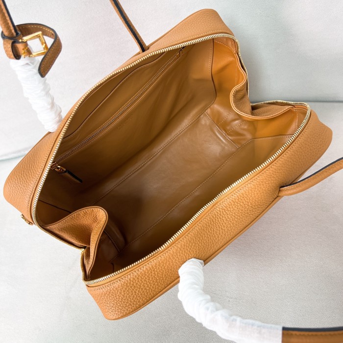 Large leather top-handle bag“35*23*10CM”-0821=
