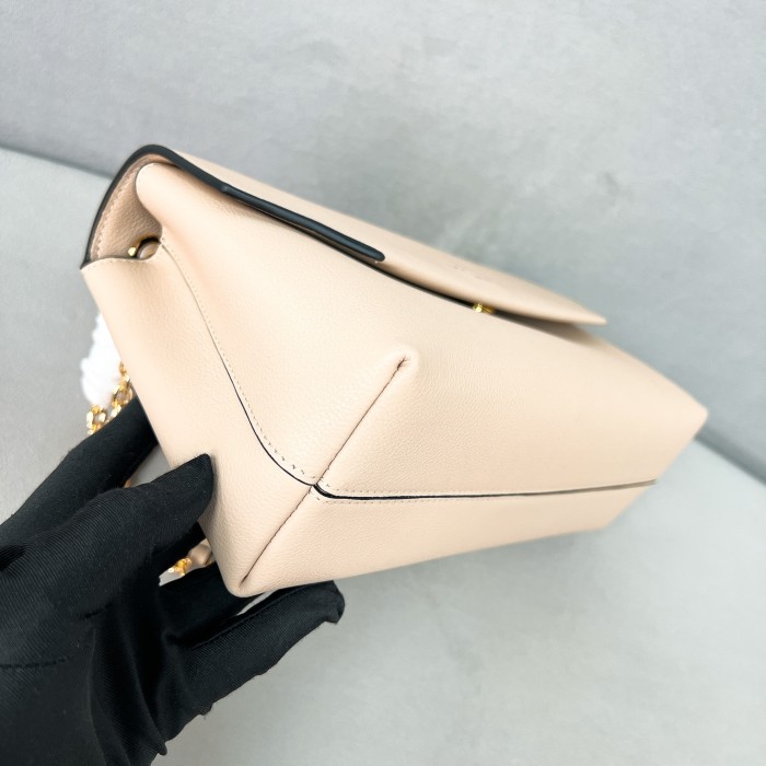 Doux Medium Leather Shoulder Bag“29*16*9.5CM”-0811=
