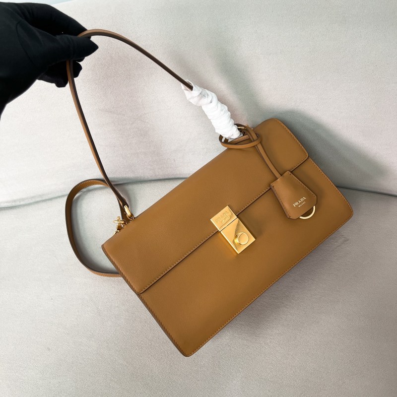 Soft Sound Medium Leather Shoulder Bag“28*16*10CM”-0821=
