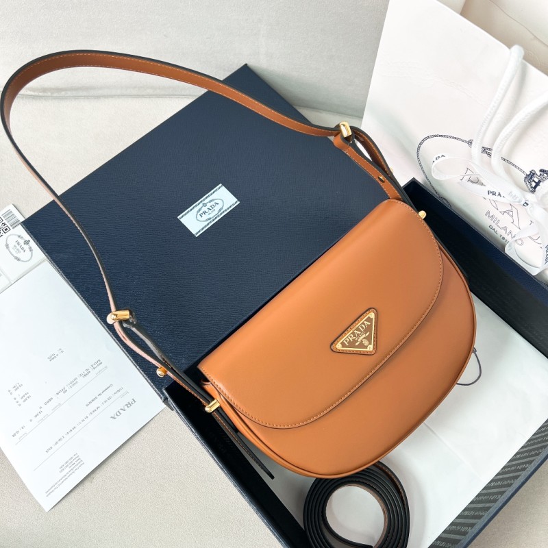 Arqué LeatherShoulder Bag With Flap“22*17*5.5CM”-089=