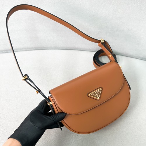 Arqué LeatherShoulder Bag With Flap“22*17*5.5CM”-089=
