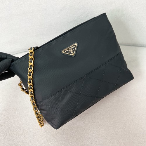 Re-Nylon Shoulder Bag“25*21*8CM”-087=