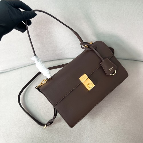 Soft Sound Medium Leather Shoulder Bag“28*16*10CM”-0821=