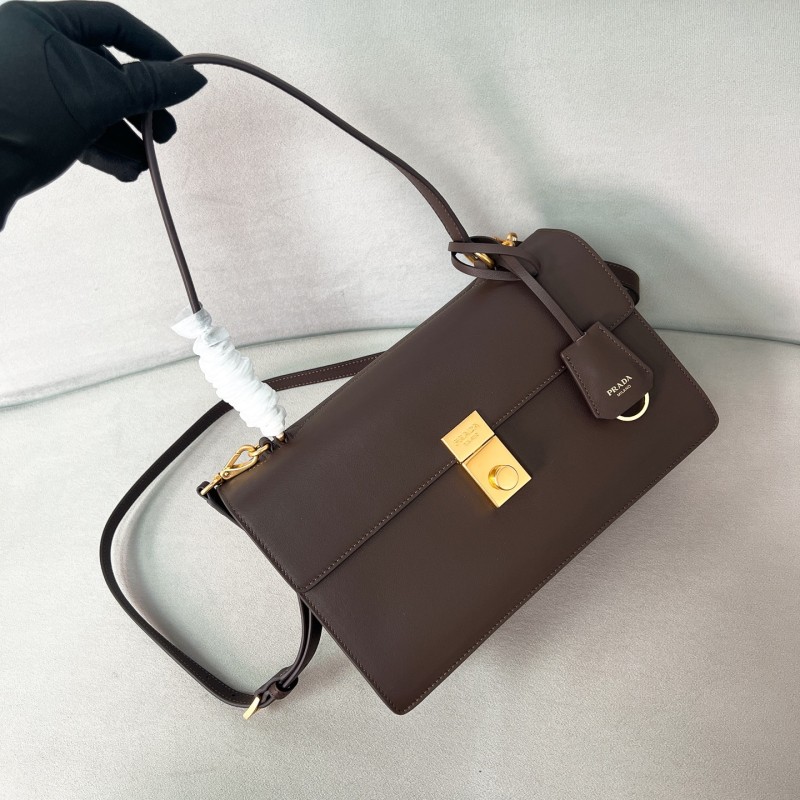 Soft Sound Medium Leather Shoulder Bag“28*16*10CM”-0821=
