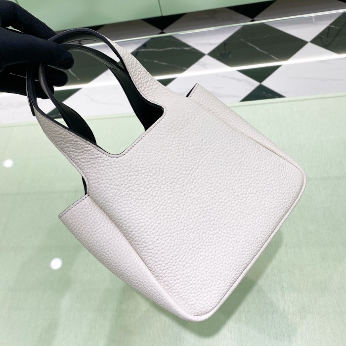 Medium Leather Tote Bag“18*15.5*10CM”-089=
