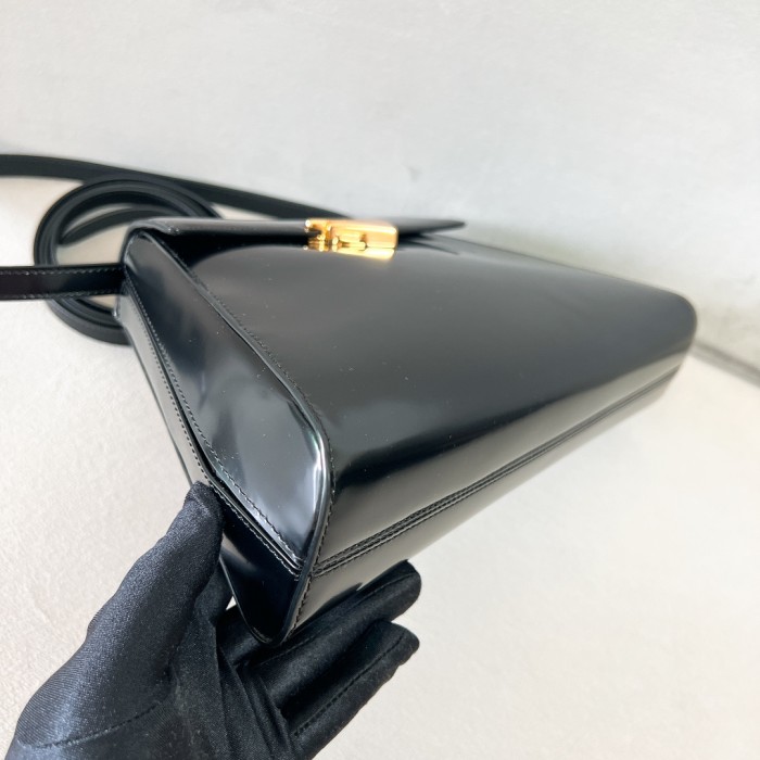 Brushed Leather Handbag“28.5*14*7CM”-0801=