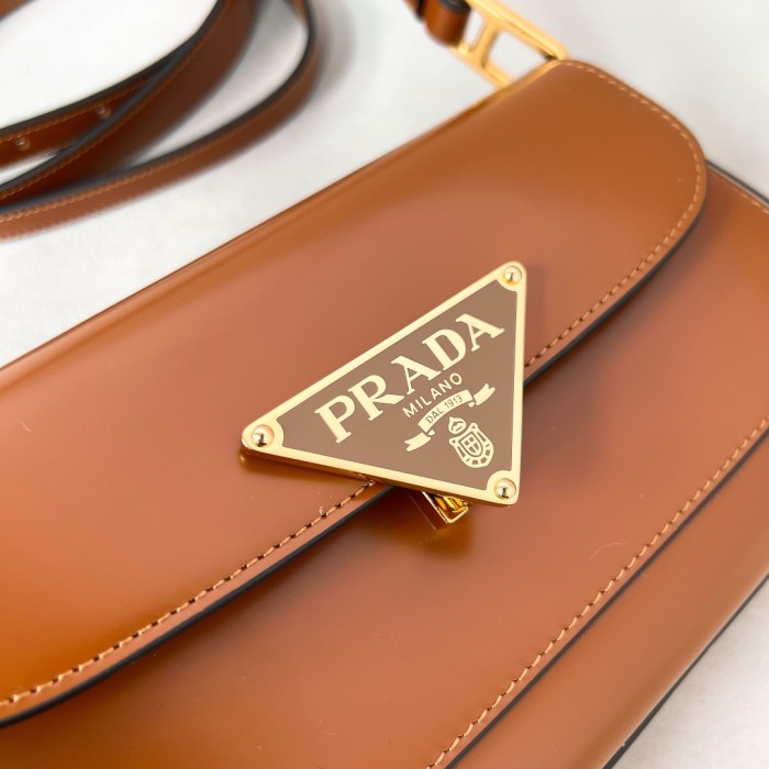 Leather Shoulder Bag“24*11*4CM”-089=