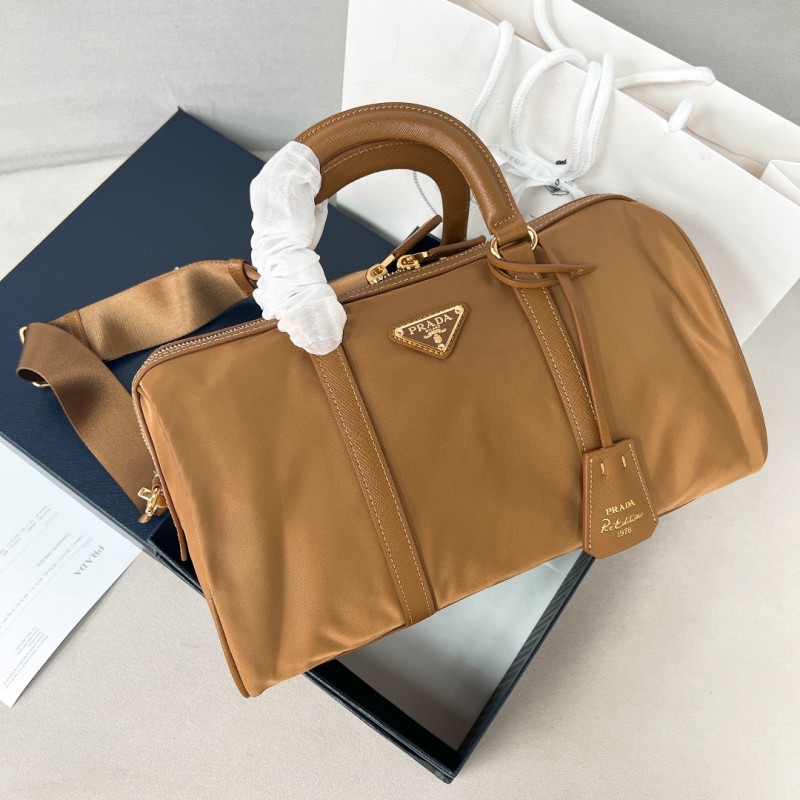 Re-Edition 1978 Medium Re-Nylon And Saffiano Leather Top-Handle Bag“31*16*17CM”-089=