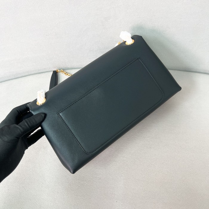 Doux Medium Leather Shoulder Bag“29*16*9.5CM”-0811=