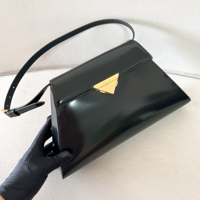 Brushed Leather Handbag“28.5*14*7CM”-0801=