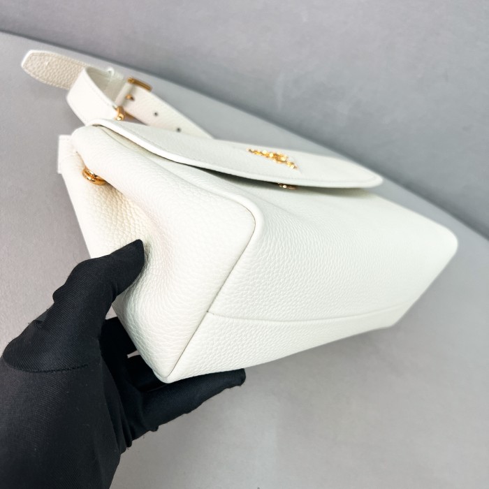 Small Leather Shoulder Bag“26*14*9.5CM”-089=