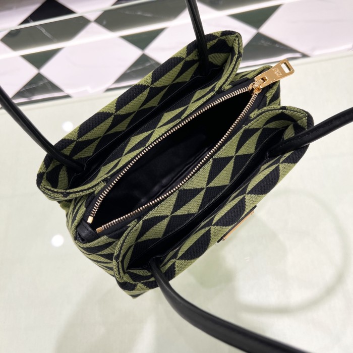 Symbole Embroidered Tote Bag“25*13*13.5CM”-088=