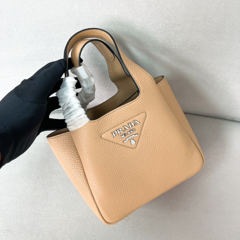 Medium Leather Tote Bag“18*15.5*10CM”-089=