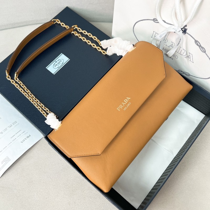 Doux Medium Leather Shoulder Bag“29*16*9.5CM”-0811=