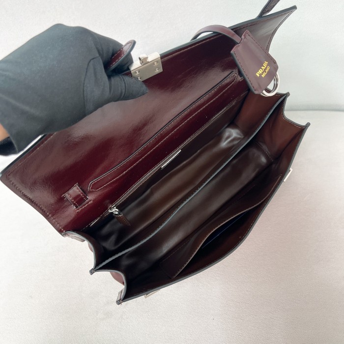 Leather Shoulder Bag“32*16.5*10CM”-0811=