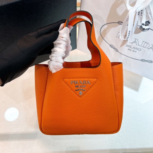 Medium Leather Tote Bag“18*15.5*10CM”-089=