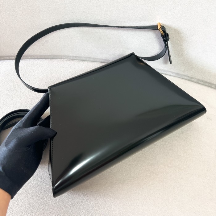 Brushed Leather Handbag“28.5*14*7CM”-0801=