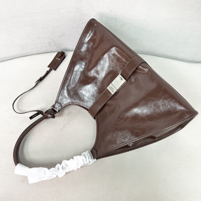 Leather Tote Bag“39*24.5*14CM”-0811=